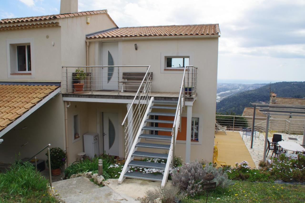 3 Pieces Dans Le Ciel Apartment Gattières Exterior foto