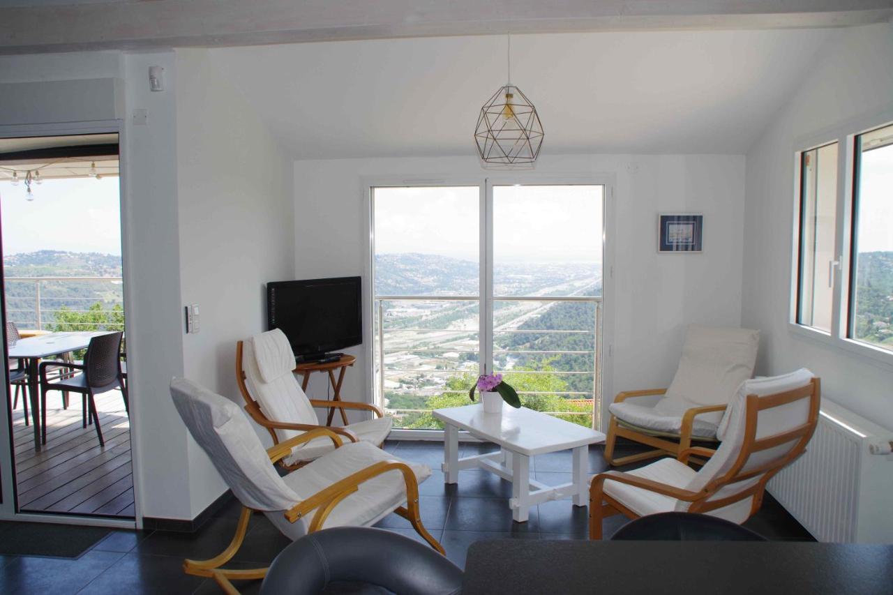 3 Pieces Dans Le Ciel Apartment Gattières Exterior foto